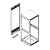 REAR ACCESS PANEL, 29 RU SLIM 5 RACKS